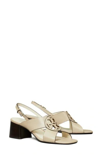 Tory Burch Miller Slingback Sandal In Stone Gray