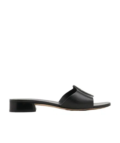 Tory Burch Miller Slip-on Sandals In Black