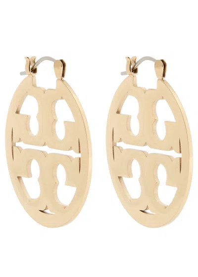 Tory Burch Miller Small 18kt Gold-plated Hoop Earrings