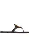 Tory Burch Mini Miller Jelly Thong Sandal In Black