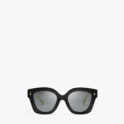 Tory Burch Miller Square Sunglasses In Brown