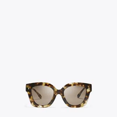 Tory Burch Miller Square Sunglasses In Brown