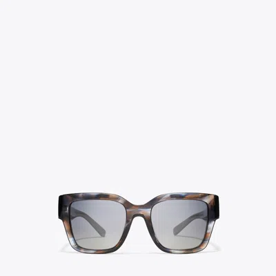 Tory Burch Miller Square Sunglasses In Multi