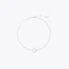 Tory Burch Miller Stud Circle Pendant In Metallic
