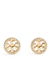 Tory Burch Miller Stud Earrings In Gold