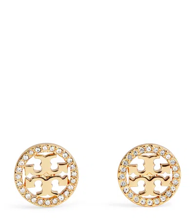 Tory Burch Miller Stud Earrings In Gold