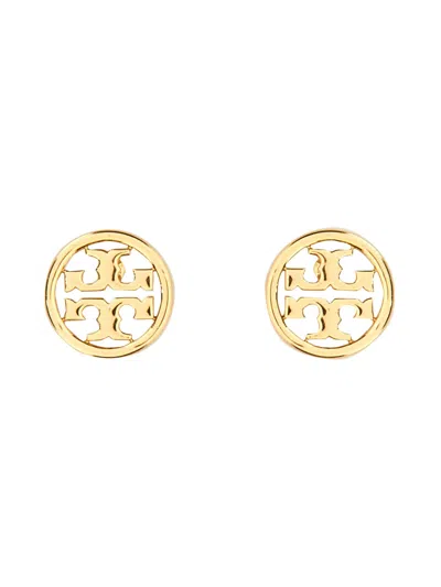 Tory Burch "miller" Stud Earrings In Gold