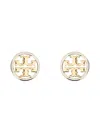 Tory Burch Miller Stud Earrings In Multicolour