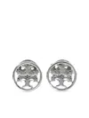 Tory Burch Round Shape Stud Earring In Silber