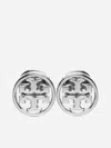 Tory Burch Miller Stud Earrings In Silver