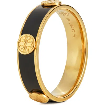 Tory Burch Miller Stud Enamel Ring In Gold