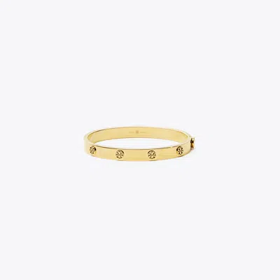Tory Burch Miller Stud Hinge Bracelet, 7mm In Gold