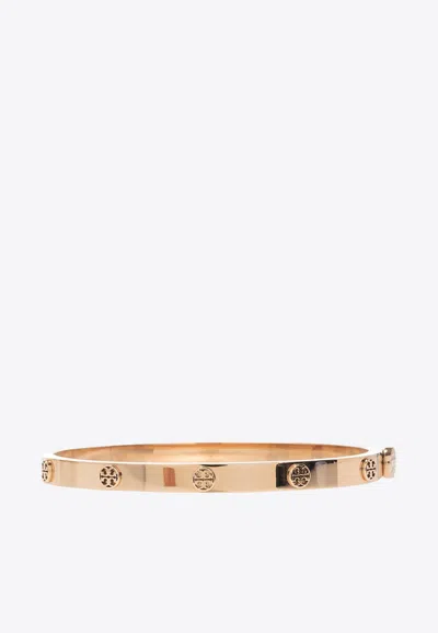 Tory Burch Miller Stud Hinge Bracelet In Rose Gold
