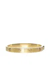 Tory Burch Miller Stud Hinge Bracelet In Tory Gold