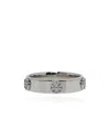 Tory Burch Miller Studded Ring In Gray