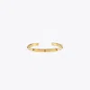 Tory Burch Miller Stud Thin Cuff In Gold