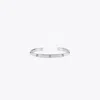 Tory Burch Miller Stud Thin Cuff In Silver