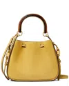 Tory Burch Miller Suede & Leather Cinch Bag