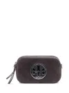 Tory Burch Miller Suede Mini  Bag In Brown