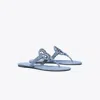 Tory Burch Miller Suede Sandal In Blue