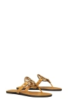 Tory Burch Miller Thong Sandal In Gold