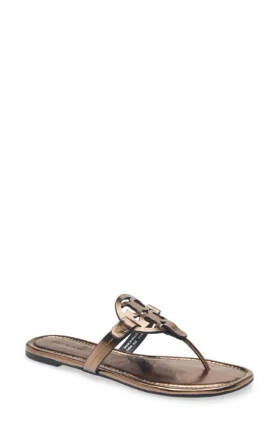 Tory Burch Miller Thong Sandal In Brown