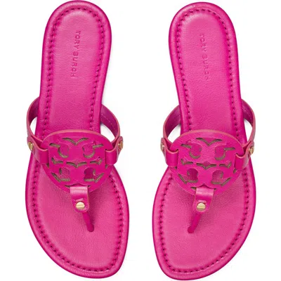 Tory Burch Miller Thong Sandal In Fuschia Pink