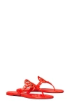 Tory Burch Miller Thong Sandal In Red