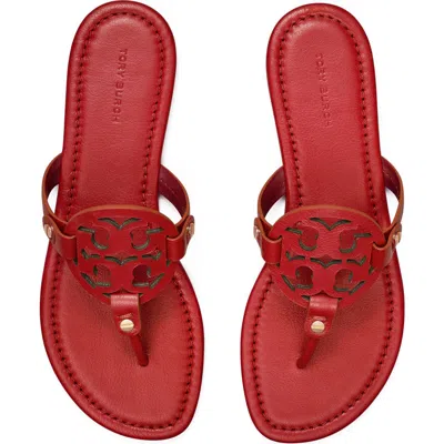 Tory Burch Miller Thong Sandal In Tory Red
