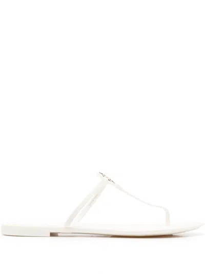 Tory Burch Mini Miller Jelly Sandals In White