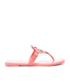 Tory Burch Miller Leather Flip Flop In Pink