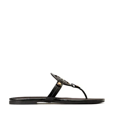 Tory Burch Miller Thong-strap Sandals In Black