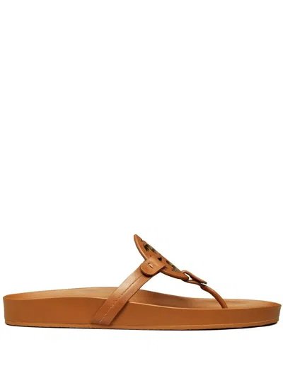 Tory Burch Sandalen Mit Zehensteg In Brown