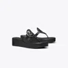 Tory Burch Miller Wedge Sandal In Black