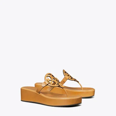 Tory Burch Miller Wedge Sandal In Brown