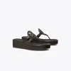 Tory Burch Miller Wedge Sandal In Brown