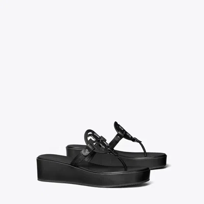 Tory Burch Miller Cloud Lug Sandal In Perfect Black
