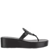 Tory Burch Miller Wedge Sandals In Black