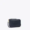 Tory Burch Miller Wristlet In Tory Navy
