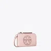 Tory Burch Miller Zip Card Case In Cotton Candy