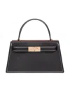 Tory Burch Mini Bag Lee Radziwill Petite In Leather Color Black In Black