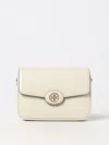 Tory Burch Robinson Spazzolato Shoulder Bag In Butter