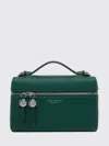 Tory Burch Romy Slim Grained Leather Bag In White