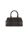 Tory Burch T Monogram Coated Canvas Mini Barrel Bag French Press