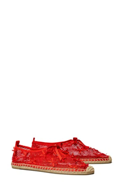 Tory Burch Mini Bow Espadrille In Red