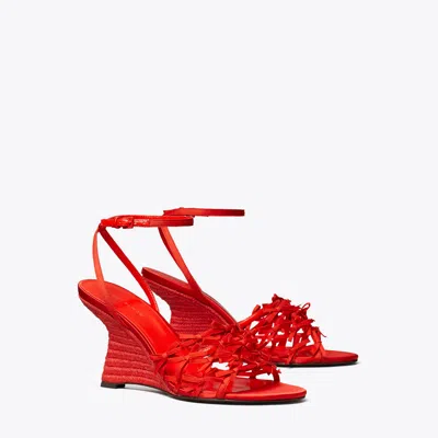 Tory Burch Mini Bow Espadrille Wedge
