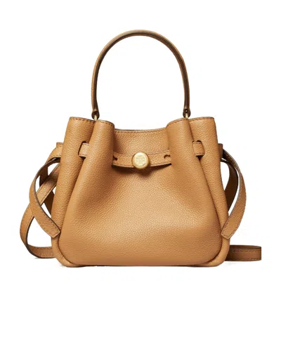 Tory Burch Mini Bucket Bag In Brown