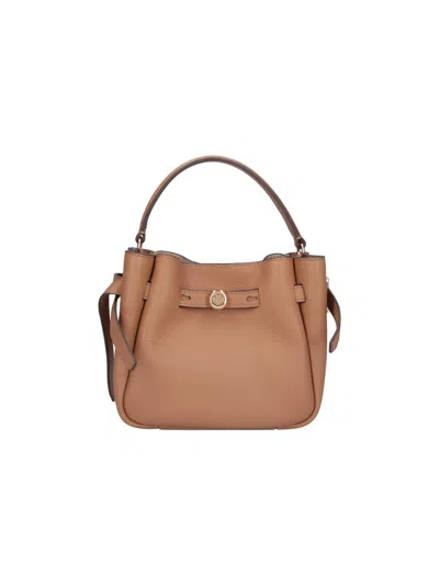 Tory Burch Mini Bucket Bag "romy" In Brown