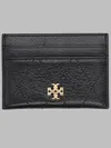 Tory Burch Mini Card Case In Black
