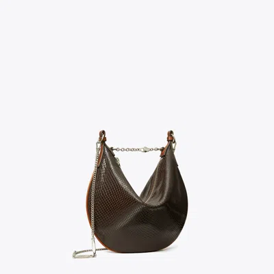 Tory Burch Mini Chain Strap Balloon Bag In Brown